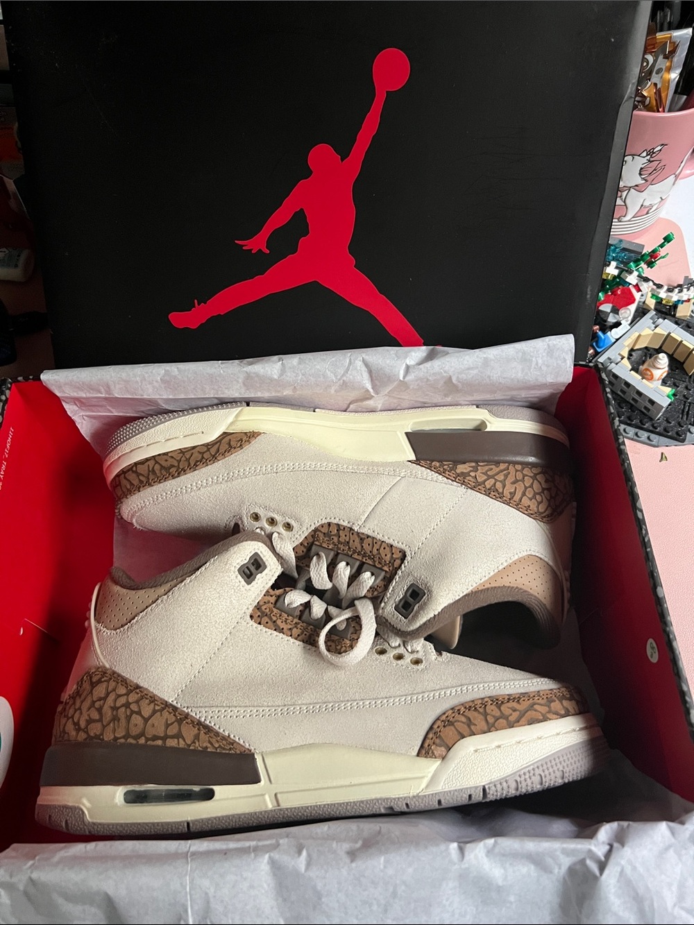 NIB Jordan 3 Retro Palomino Sneakers